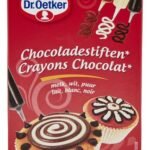 DR.OETKER Cupcake crayons chocolat 3pc