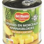 DEL MONTE ananas morceaux au jus 435g