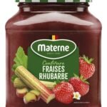 MATERNE confiture fraises-rhubarbe (450g)
