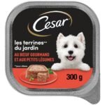 CESAR Primeur boeuf-légumes barq 300g