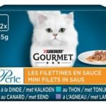 GOURMET Perle filettines chat 12x85g