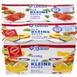 BAUER Yaourt fraise/pêche-passion 4x100g