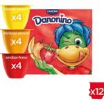 DANONINO fraise/ban/abr 12x50g