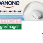 DANONE yaourt maigre nature sucré (8x125g)