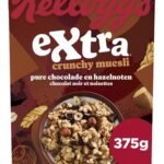 KELLOGG'S EXTRA choc.noir&noissette 375g