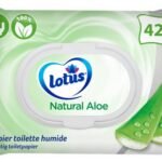 LOTUS pap.toilette humide Aloë Vera 42pc