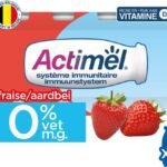 ACTIMEL fraise 0% (8x100g)