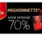 COTE D'OR Mignonnette Noir 70 % (180g)