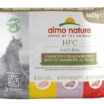 ALMO NATURE HFC Natural Ass.Poulet 6x55g