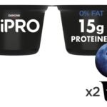 HIPRO yaourt myrtille 0% 2x160g