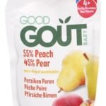 GOOD GOUT poire pêche 4M Bio 120g