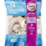 B Tiger scampi jumbo 8-14 ASC (500g)