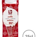 B crème entière 35%mg brique 25cl