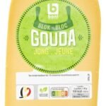 B gouda jeune bloc Belge ±475g