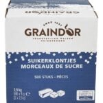 GRAINDOR morceaux sucre emballés (2,5kg)