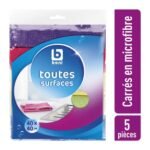 B carré microfibres 5pc