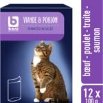 B Adult viande-poisson éminc. 12x100g