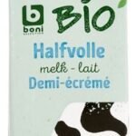 B BIO Lait demi-écrémé brique 1L