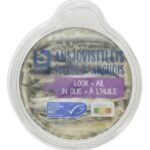 B filet anchois huile ail MSC 200g