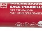 B sac poubelle lien couliss. 10x100L