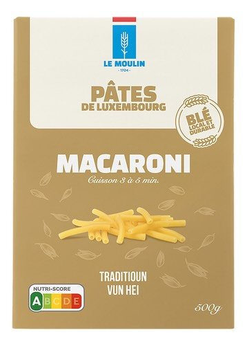 3380428 LE MOULIN macaroni 500g - Image 1