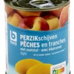 B pêches en tranches light cons (125g)