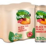 FUZE TEA Black Tea Peach-Hibiscus (33cl)