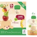B baby multifruits bio +6m (4x90g)