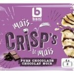 B mais gaufre chocolat drizzle (4x23g)