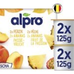 ALPRO pêche/ananas-fruit passion 4x125g