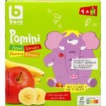 B Pomini comp. pomme et banane (4x90g)