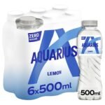 AQUARIUS Daily Hyd.Lemon Zero Sugar 50cl (1pc)