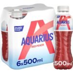 AQUARIUS Daily Hydr. Red Peach Zero 50cl (1pc)