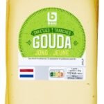 B gouda jeune tranches (1kg)