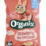 ORGANIX Galette De Riz Fraise Bio+7m 40g