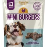 B en-cas chien miniburger poulet (70g)
