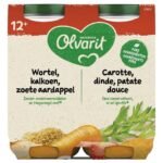 OLVARIT Carot.Dind.Pomme Te.12M+ (2x250g)