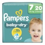 PAMPERS baby dry taille 7 15+ kg (20pc)