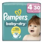 PAMPERS baby dry taille 4 9-14 kg (30pc)