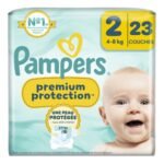 PAMPERS couches prem.prot. t2 4-8 (23pc)