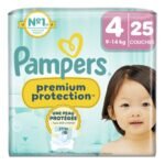 PAMPERS couches pre.prot. t4 9-14kg (25pc)