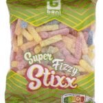 B super fizzy stixx extra-acid. (600g)