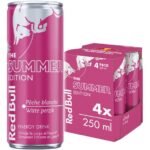 Red Bull Boisson énergétique The Summer Edition | Pêche blanche 25cl Canette (1pc)