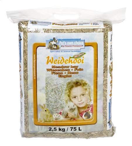 1456237 PET'S OWN CHOICE Foin de prairie 2,5kg - Image 1