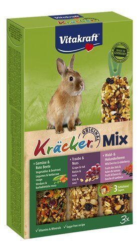 2404250 VITAKRAFT crackers lapins au legumes 3pc - Image 1