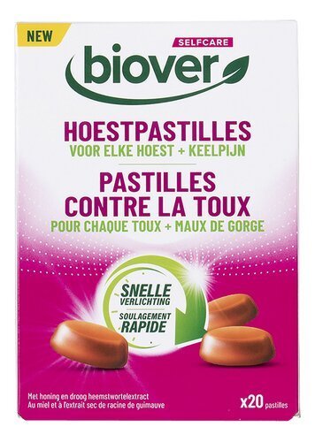 2623127 BIOVER Selfcare pastille contr toux 20pc – Image 1