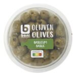 B olives vertes au basilic 150g