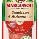 MARCASSOU saucis.d'Arden.IGP ail 270g