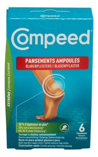 2894144 COMPEED Pansements ampoules extrême 6pc – Image 1
