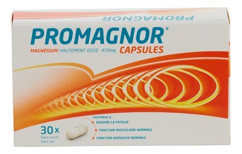 2945705 PROMAGNOR Magnésium 450mg capsules 30pc – Image 1